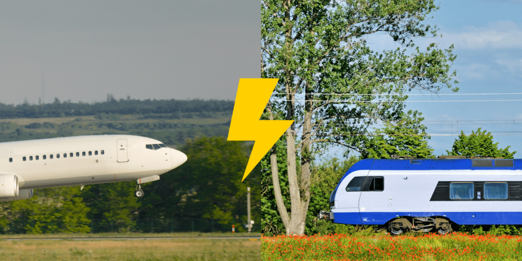 Avion VS Train : le face à face