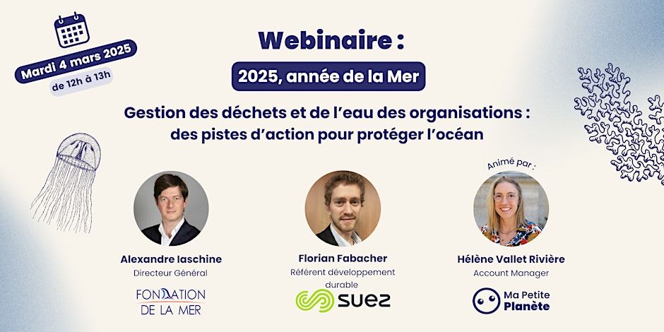 Année de la mer : Gestion des déchets et de l’eau