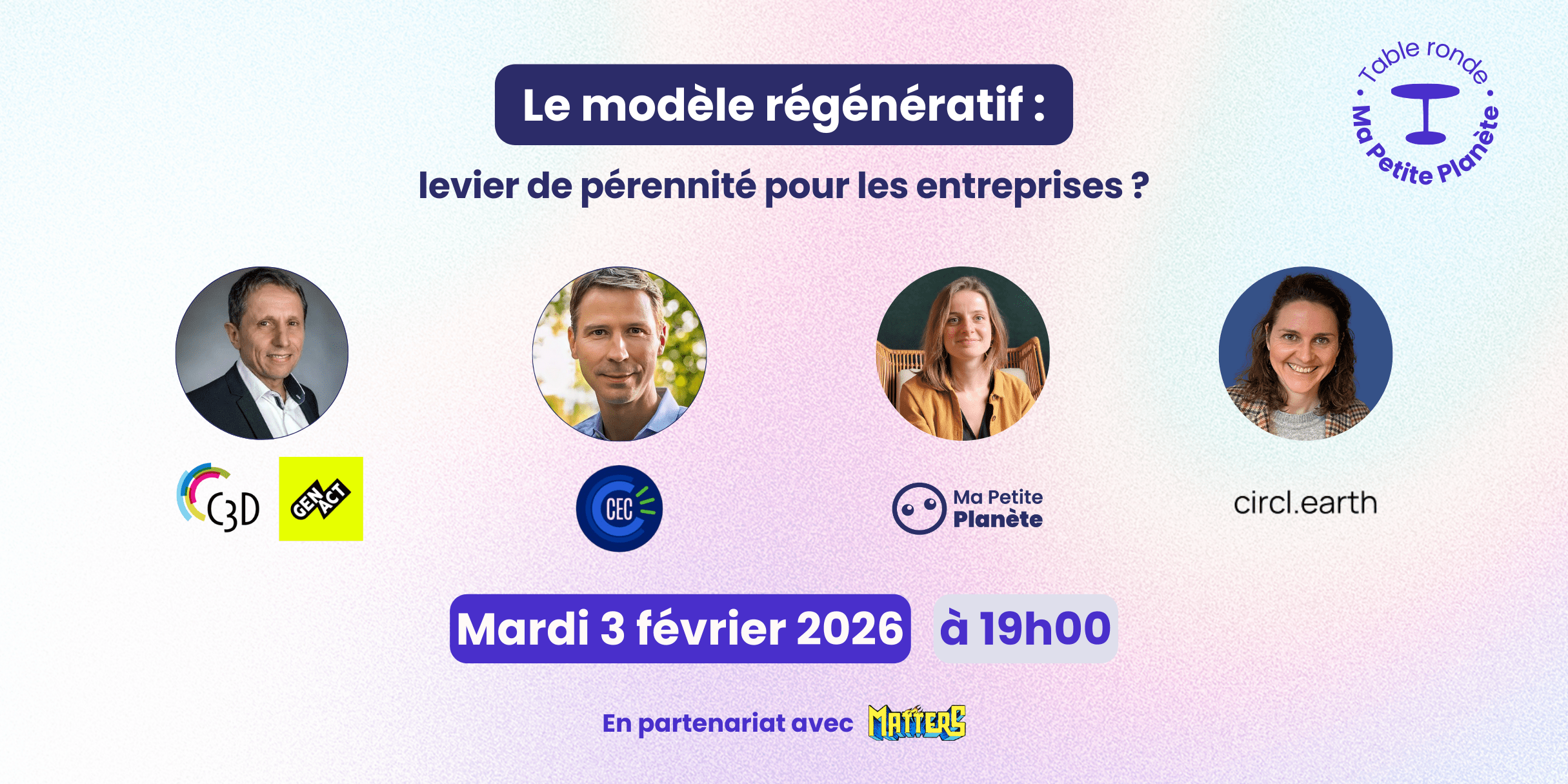 table ronde régénérative