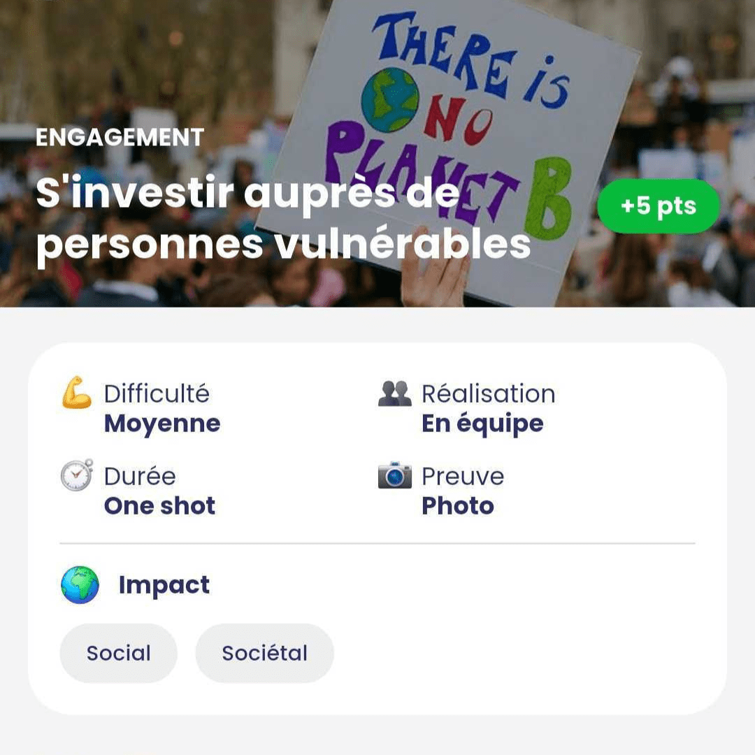 Défi Vélo boulot dodo, vaut 4 points, faire 20 km à vélo pendant une journée ou faire une semaine de "vélotaf"
